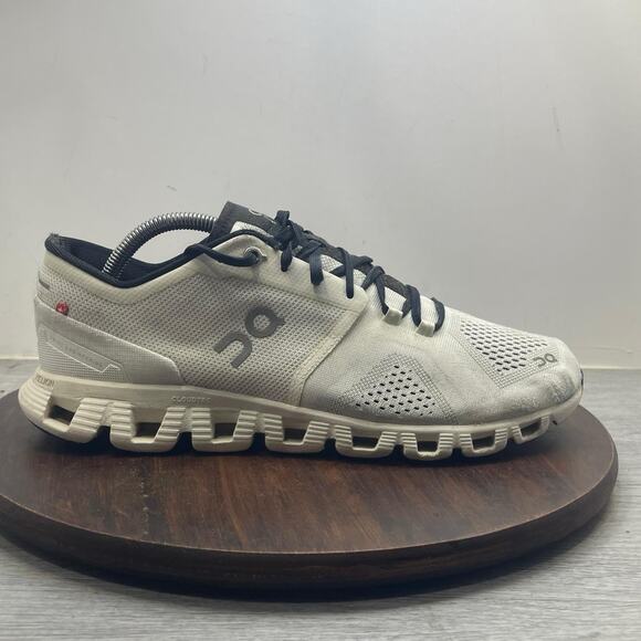 On Cloud X Running Shoes Mens Size 13 White Black Training Sneakers 40.99707 main image 5